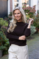 Anour knit brown