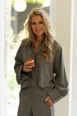 Oshia blouse pinstripe