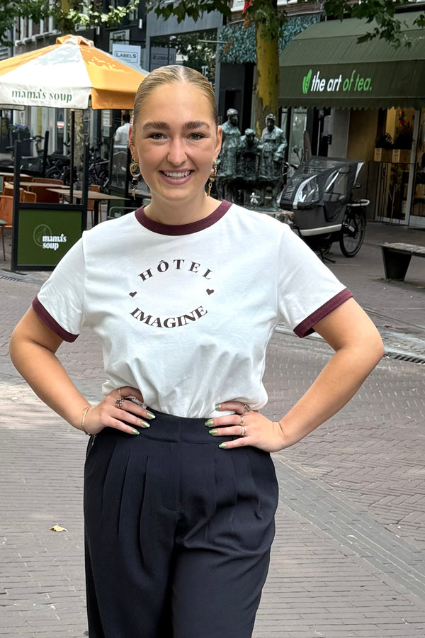 Maggie t-shirt burgundy
