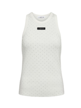 Rib tank white sparkle