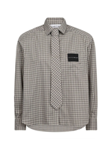 Chess tie blouse