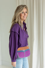 Terrasini blouse purple