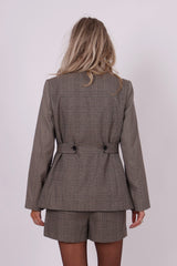 Veya check blazer