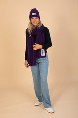 Numas scarf purple