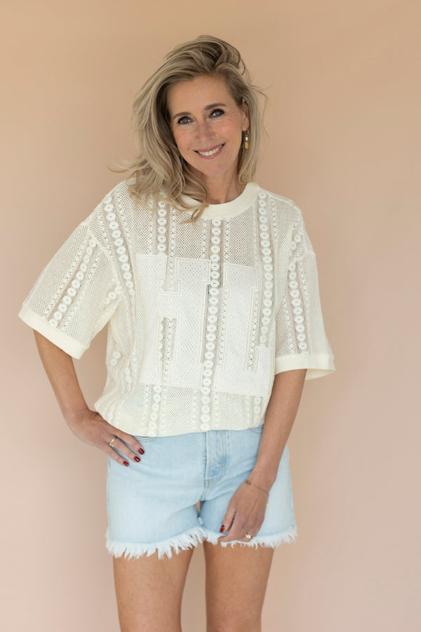 Lace team tee