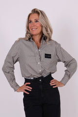 Chess tie blouse