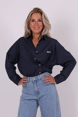 Hailey blouse navy