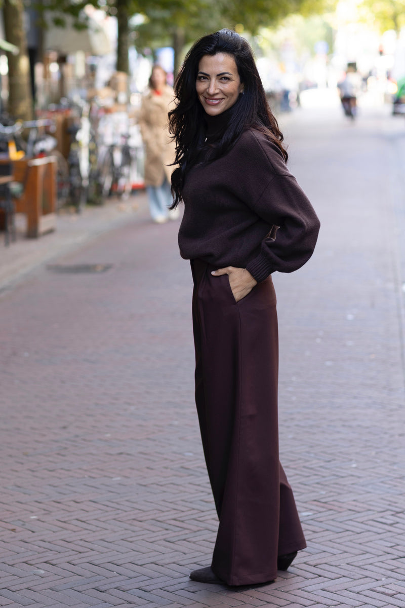 Provenco pants moka