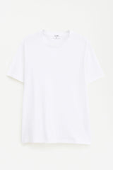Stretch cotton tee white