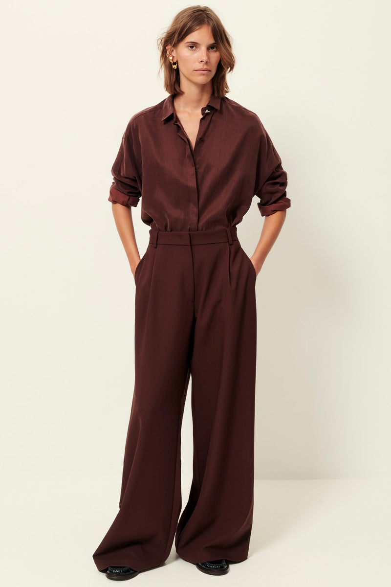 Lady D blouse moka