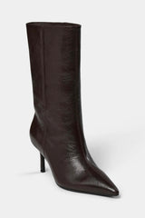 Lencies mid high boot brown
