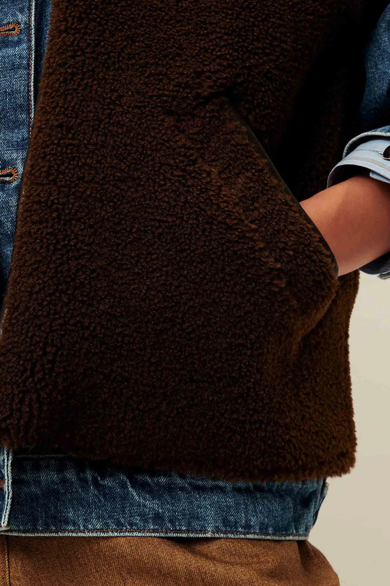 Mounty gilet dark earth