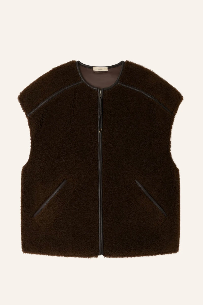 Mounty gilet dark earth