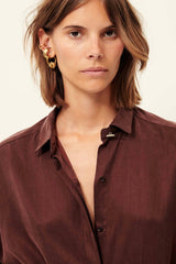 Lady D blouse moka