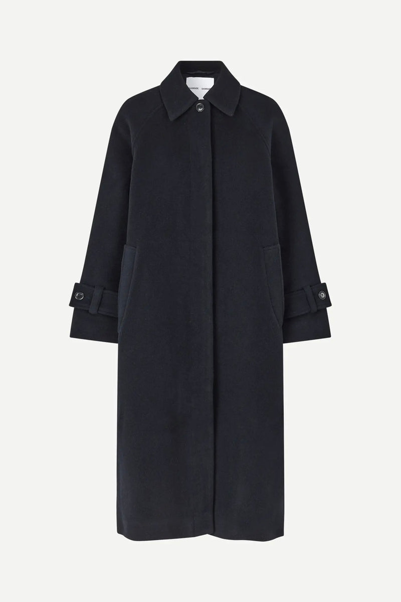 Alma coat navy