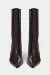 Lencies mid high boot brown