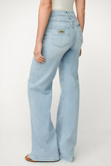 Palazzo jeans bleach