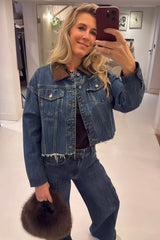 Denize crop denim jacket