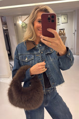 Denize crop denim jacket