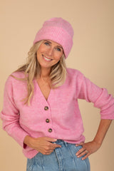 Maline beanie pink
