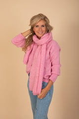 Maline scarf pink
