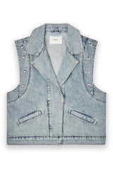 Big stud gilet