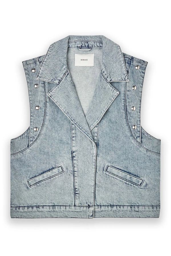 Big stud gilet