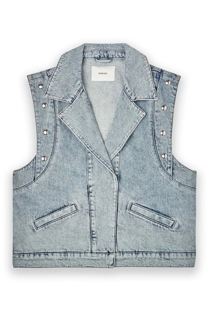 Big stud gilet