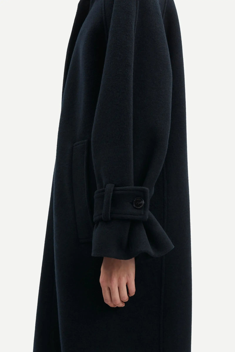 Alma coat navy