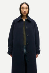 Alma coat navy
