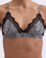 Love lace bra zebra