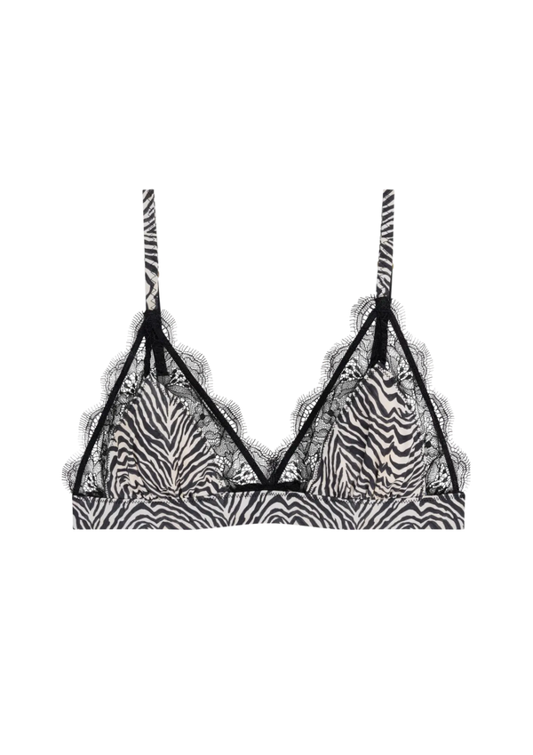 Love lace bra zebra