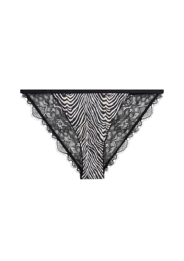 Wild rose briefs zebra