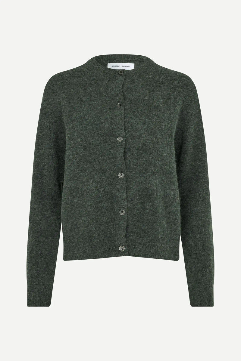 Nor cardigan dark evergreen