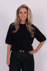 Debbie ss knit navy