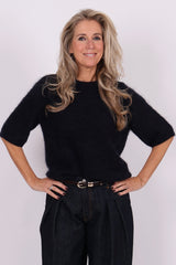 Debbie ss knit navy