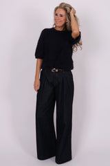 Debbie ss knit navy