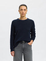 Lulu o-neck knit navy