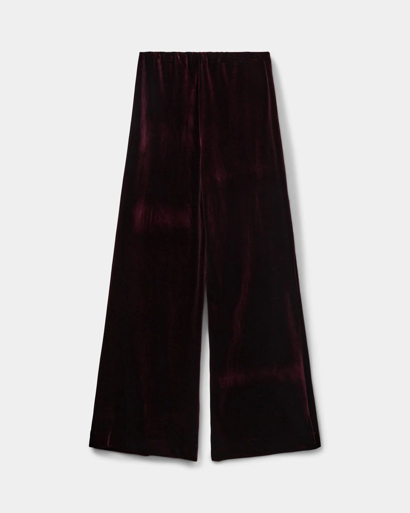 Burgundy trousers