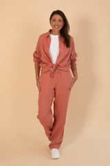 Lua blouse canyon rose