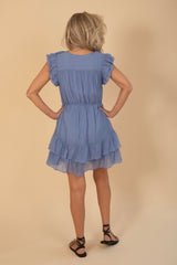 Blue summer dress