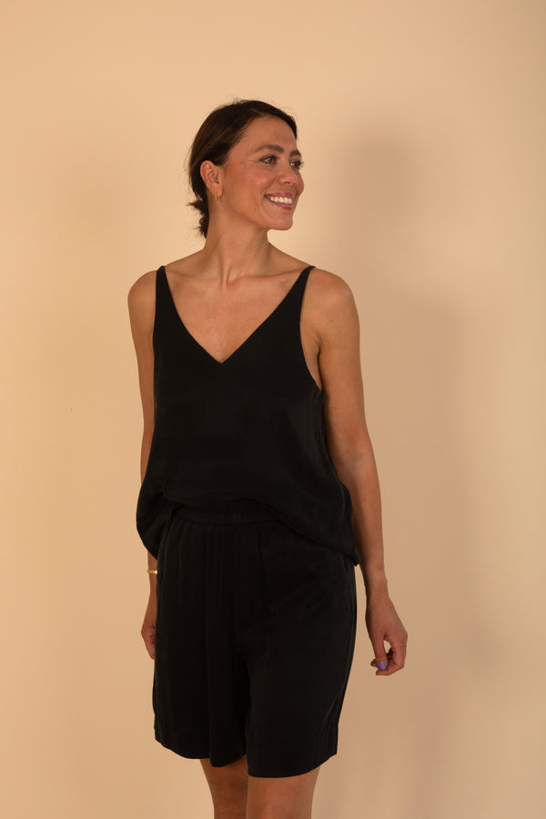 Laila cupro top