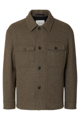 Mitch woolblend overshirt