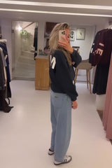 Maxi logo sweat navy