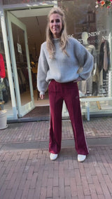 Amina pants burgundy