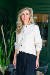 Lulu cardigan short sand