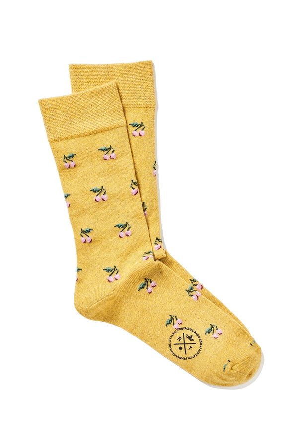 Cherry socks yellow