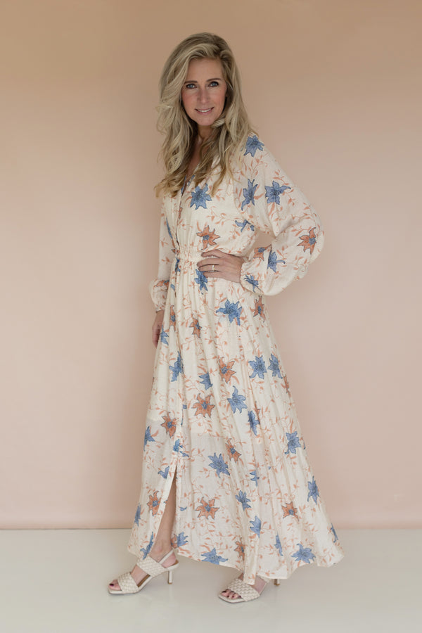 Flower maxi dress