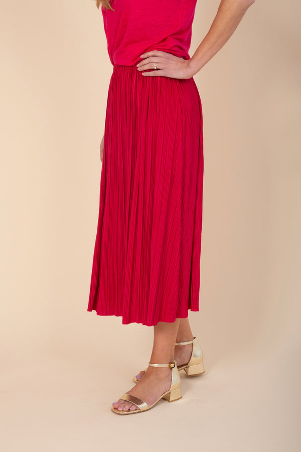 Uma skirt cerise