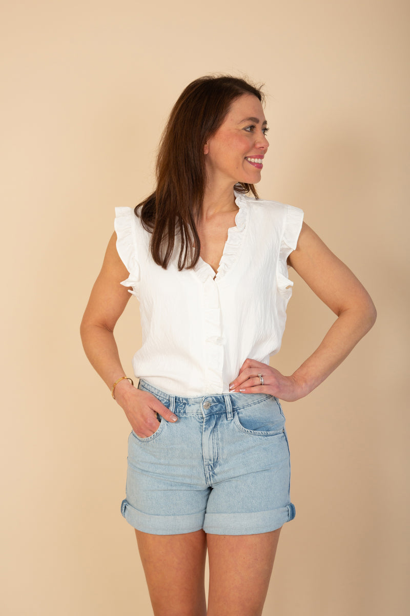 Caba denim shorts